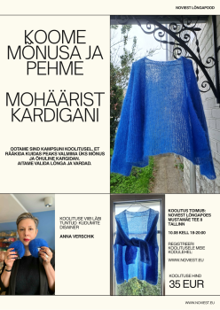 Kardigani kampsuni kudumise koolitus